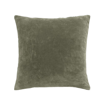 Dekoračný návlek COTTON VELVET polkruhy zelená