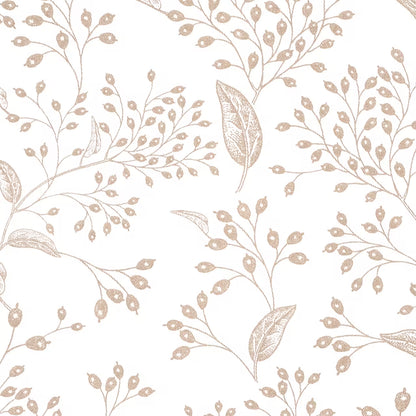 Utierka DEKORO vetvičky, bobule biela béžová