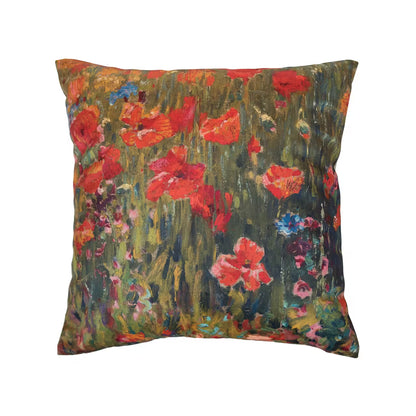 Dekoračný návlek ART VELVET vlčie maky