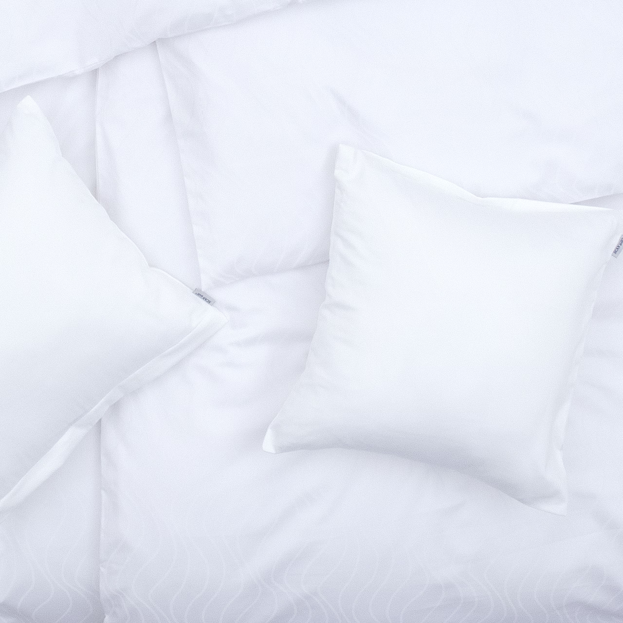 Obliečky ELEGANT PLUS vlnky biela