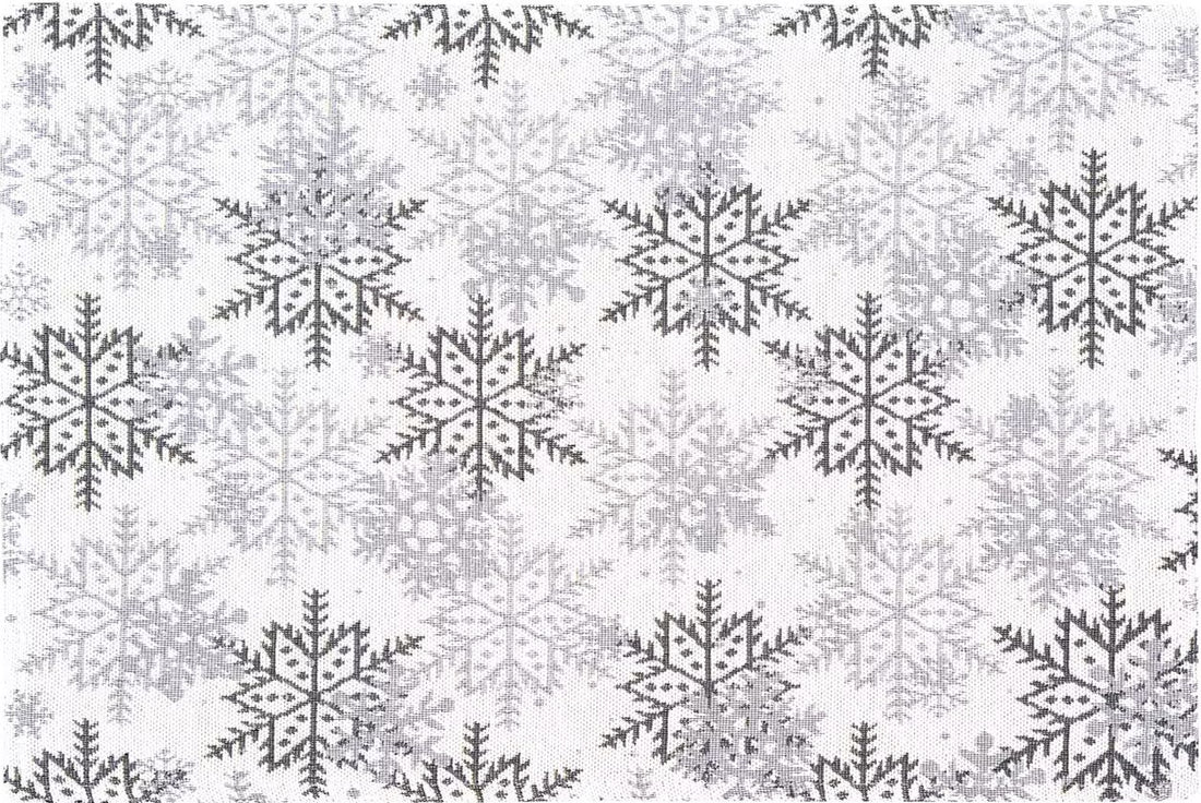 Prestieranie MOTIV vločky biela sivá