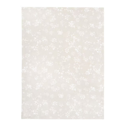 Utierka DEKORO vločky béžová biela