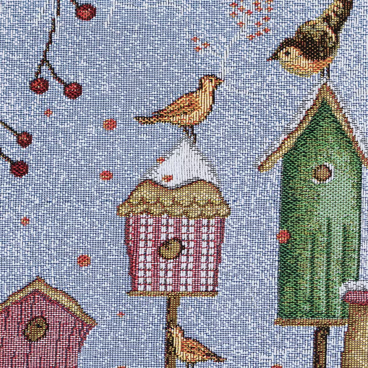 Prestieranie MOTIV vtáčie búdky červená zelená