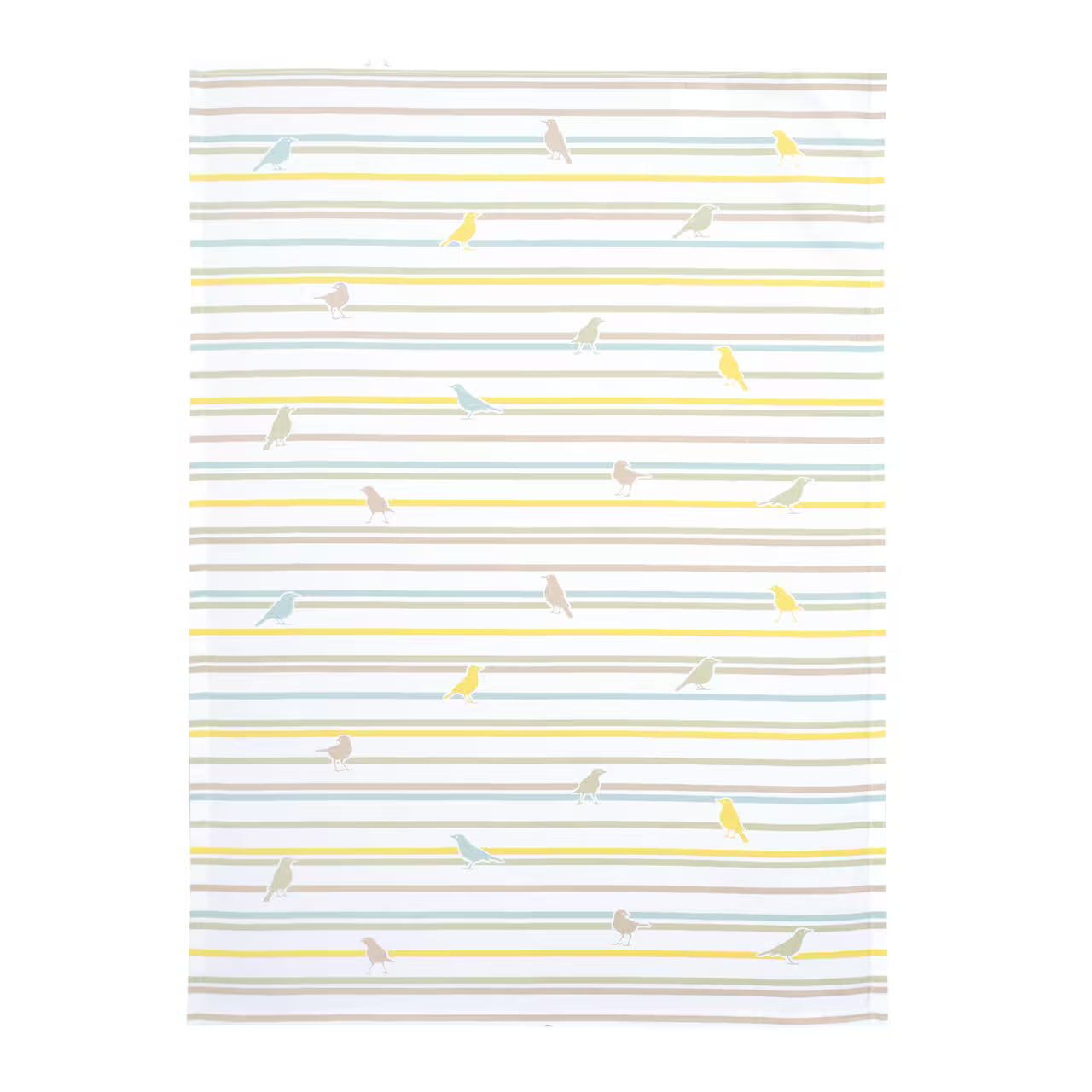 Utierka DEKORO vtáčiky biela zelená