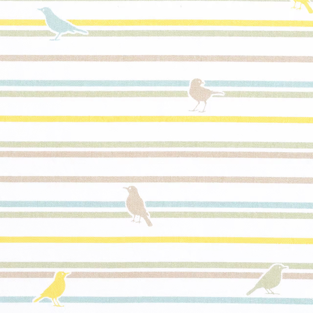 Utierka DEKORO vtáčiky biela zelená