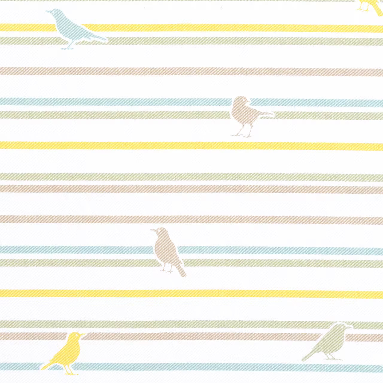 Utierka DEKORO vtáčiky biela zelená