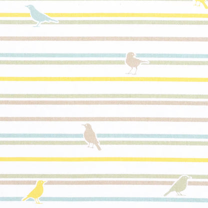 Utierka DEKORO vtáčiky biela zelená