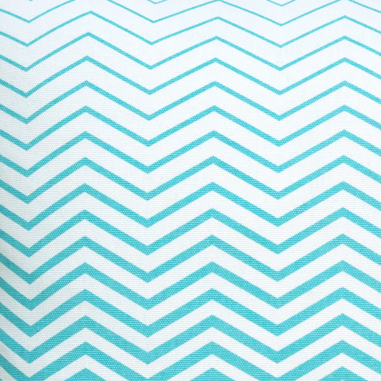 Dekoračný návlek NORD úzky cik-cak smotanová tyrkysová