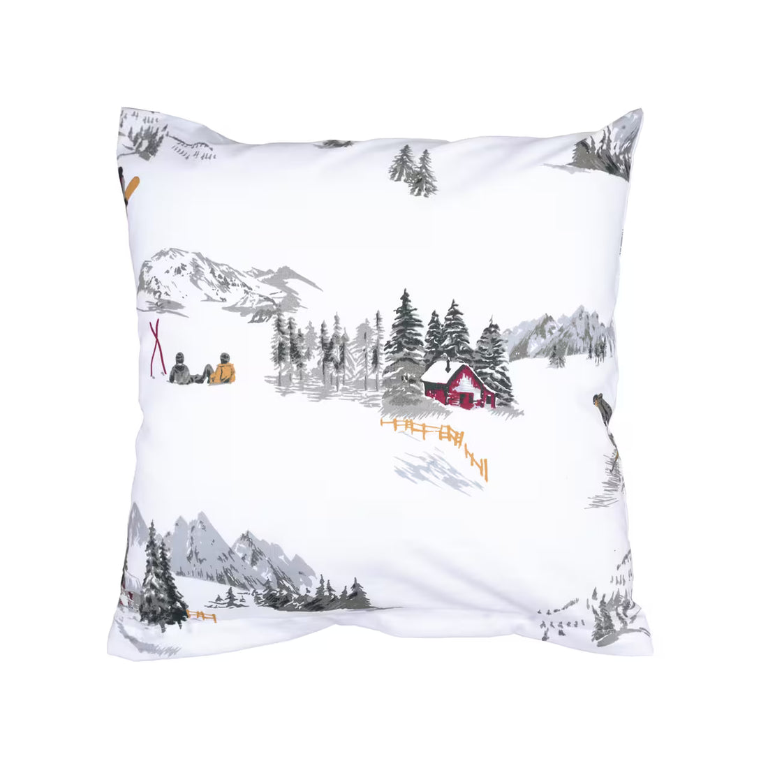 Návlek KLASIK zjazdovka biela sivá