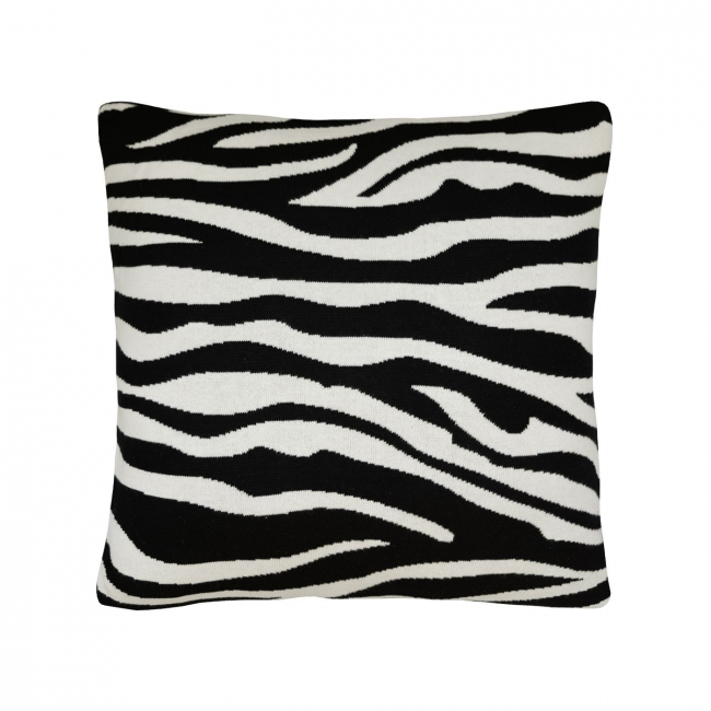 [Dekoračný návlek pletený DESIGN zebra]